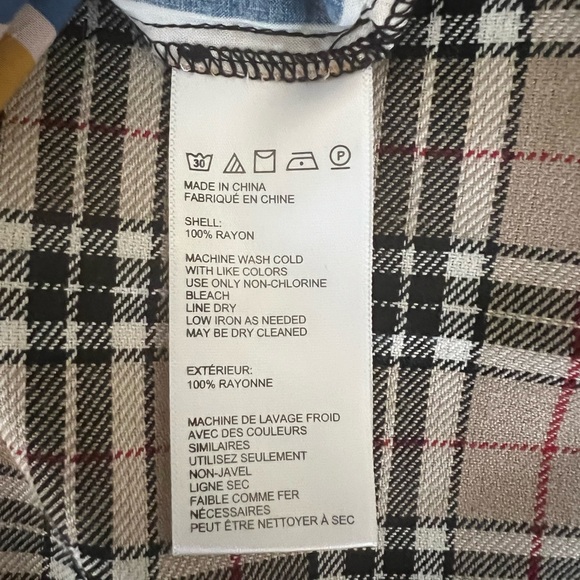 Nasty Gal plaid high waisted pants - 8 - Picture 7 of 7